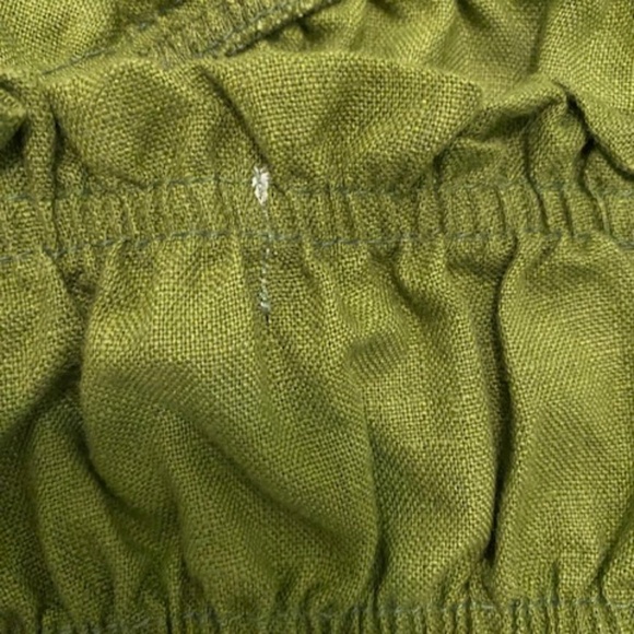 Lykke Wullf Pearl Linen Green Bralette Size XS - Picture 10 of 10